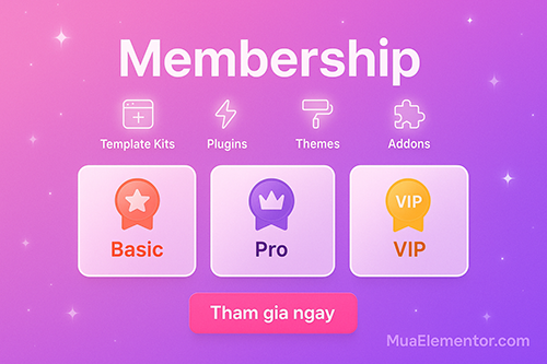 Trang Chủ - #1 Mua Elementor Pro Giá Rẻ - Có Key - Chính Hãng tham gia hoi thanh vien membership