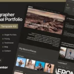 Tải Aeronn - Personal CV Photographer Elementor Pro Template Kit mới nhất