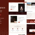 Mua Agrace - Modern Church Website Elementor Template Kit giá rẻ