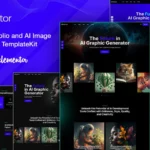 Tải AiMentor - AI Image Generator Website Elementor Template Kit mới nhất