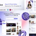 Mua Aipict - Saas AI Photo Editor Website Elementor Pro Template Kit giá rẻ