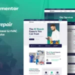 Mua Airepair - Air Conditioner Repair Service Elementor Template Kit giá rẻ