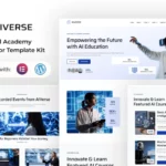 Tải AIVerse - AI School Academy Elementor Template Kit mới nhất