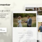 Mua Amelia & James – Wedding Invitation Elementor Template Kit giá rẻ