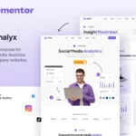 Tải Analyx – Social Media Analytics & SaaS Company Elementor Template Kit mới nhất