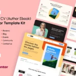 Tải ArcherBooks - Author & eBook Resume Elementor Pro Template Kit mới nhất