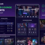 Tải Arena Lads - Esports & Gaming Elementor Template Kit mới nhất