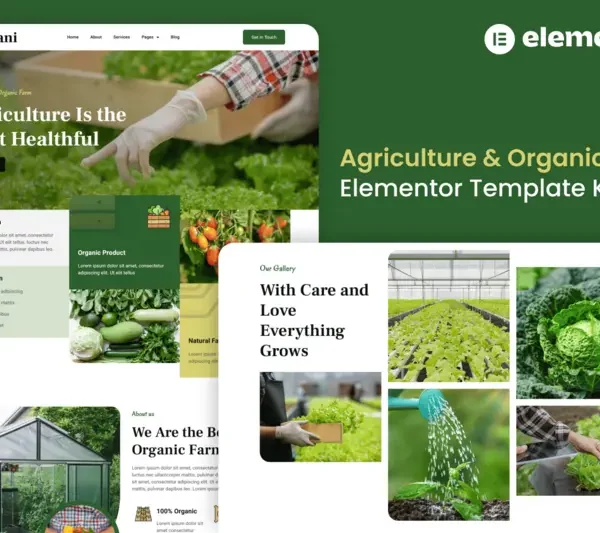 Mua Atani - Agriculture & Organic Farm Elementor Pro Template Kit giá rẻ