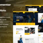 Tải AutoWorks - Car Repair & Auto Services Elementor Template Kit mới nhất