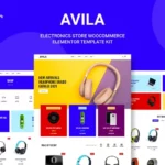 Tải Avila - Electronic WooCommerce Elementor Template Kit mới nhất