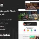 Tải Azino - Nonprofit Charity Elementor Template Kit mới nhất