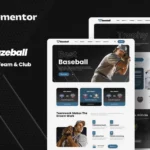 Tải Bazeball - Sports Team Elementor Template Kit mới nhất