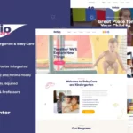 Mua Bebio - Kindergarten & Baby Care Elementor Template Kit giá rẻ