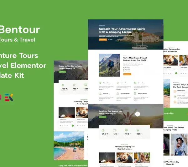 Mua Bentour - Travel & Tour Booking Elementor Template Kit giá rẻ