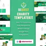 Mua BEQUEST | Nonprofit Charity & Donation Elementor Template Kit giá rẻ