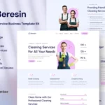 Mua Beresin - Modern Cleaning Service Business Elementor Kit giá rẻ