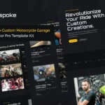 Mua Bespoke - Custom Motorcycle Garage Elementor Pro Template Kit giá rẻ