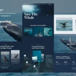 Tải BlueHope - Whale & Marine Conservation Elementor Template Kit mới nhất