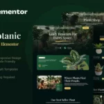 Mua Botanic - Plant Store Elementor Template Kit giá rẻ
