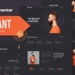 Tải Brant - Creative Portfolio & Agency Elementor Template Kit mới nhất