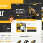 Mua Built - Machinery & Equipment Rentals Elementor Pro Template Kit giá rẻ
