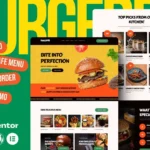 Tải Burgerr - Fast Food Restaurant Template Kit mới nhất