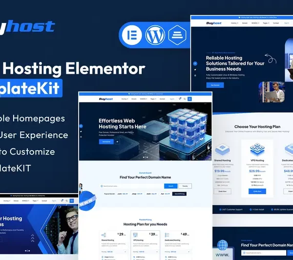 Mua Buyhost - Web Hosting Elementor Template Kit giá rẻ
