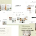 Mua Cabinet - Furniture Store Elementor Template Kit giá rẻ