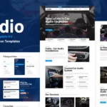 Tải Cadio - Car Audio Workshop Elementor Template Kit mới nhất