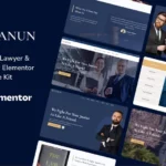 Tải Canun – Lawyer Attorney and Law Firm Elementor Template Kit mới nhất