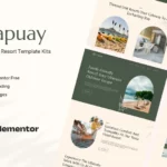 Tải Capuay - Hotel & Resort Elementor Template Kit mới nhất