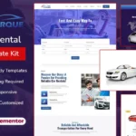 Mua CarQue - Car Rental & Auto Services Elementor Template Kit giá rẻ