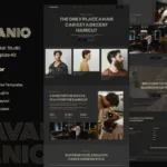 Mua Cavanio - Barbershop & Hair Studio Elementor Template Kit giá rẻ