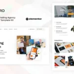 Mua Centro - Digital Marketing Agency & Portfolio Elementor Template Kit giá rẻ
