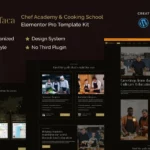 Tải Chefaca - Chef Academy & Cooking School Elementor Pro Template Kit mới nhất
