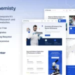 Tải Chemisty – Science Research & Laboratory Elementor Template Kit mới nhất