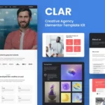 Tải Clar - Digital Agency Elementor Template Kit mới nhất