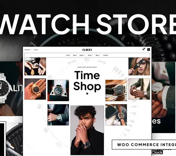 Tải Clocki - Watch Store Elementor Pro Template Kit mới nhất