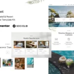Tải Coast - Luxury Hotel & Resort Elementor Template Kit mới nhất