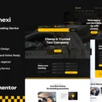 Tải Conexi - Online Taxi Booking Service Template Kit mới nhất