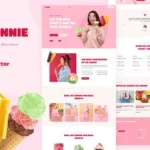 mua Connie - Ice Cream Shop Elementor Template Kit
