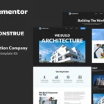 Mua Construe - Construction Company Elementor Template Kit giá rẻ