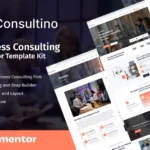 Mua Consultino - Business Consulting Elementor Template Kit giá rẻ