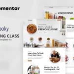 Tải Cooky - Cooking Class Elementor Template Kit mới nhất