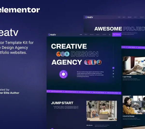 mua Creatv – Creative Design Agency Elementor Template Kit