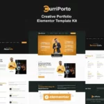 Mua Curriporto - Creative Portfolio Elementor Pro Template Kit giá rẻ