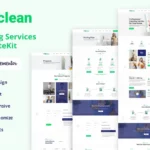 Mua Dclean | Cleaning Services Elementor Template Kit giá rẻ