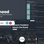 Tải Dehood - Motorcycle Club Elementor Template Kit mới nhất