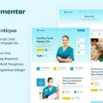 mua Dentique - Dentist & Dental Clinic Elementor Template Kit