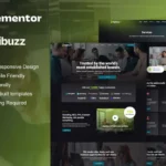 Tải DigiBuzz - Dark Digital Agency Elementor Template Kit mới nhất
